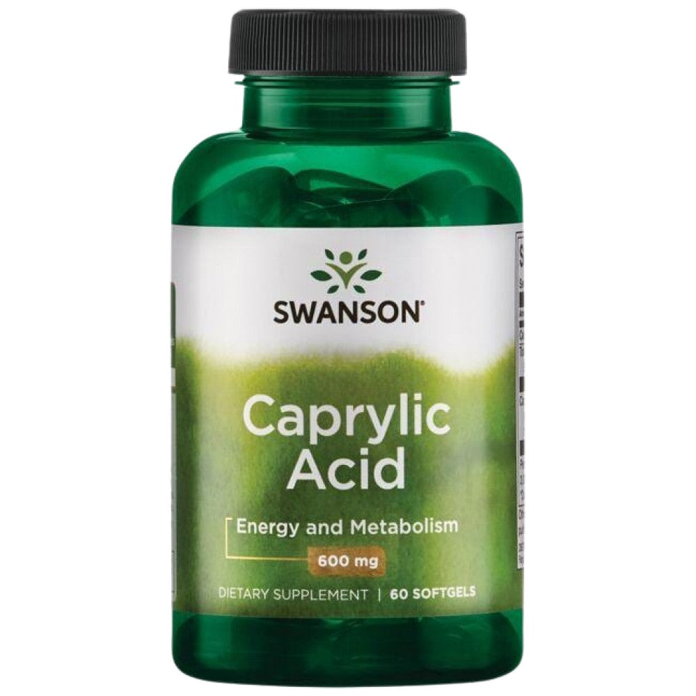 SWANSON Caprylic Acid 600 mg - Каприлова киселина 600 mg