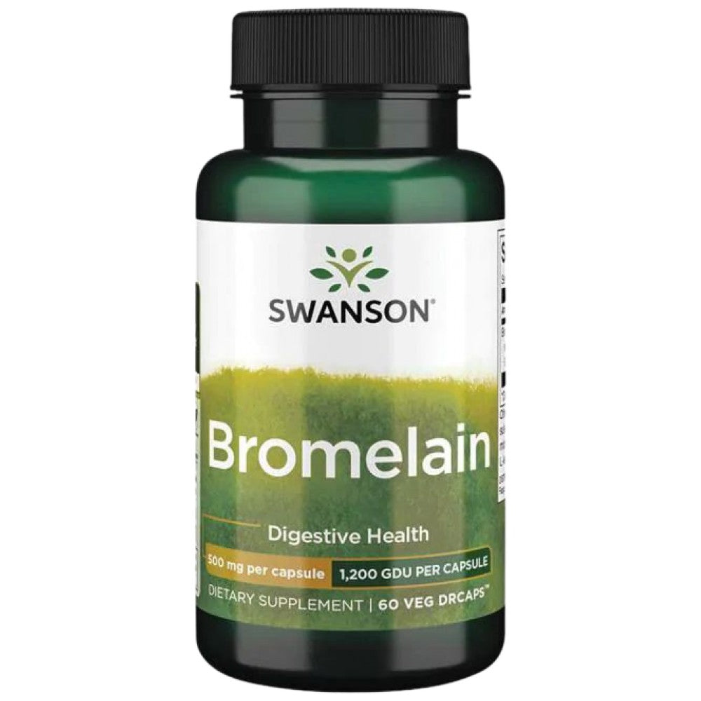 SWANSON Bromelain 500 mg 1200 GDU - Бромелаин 500 mg 1200 GDU