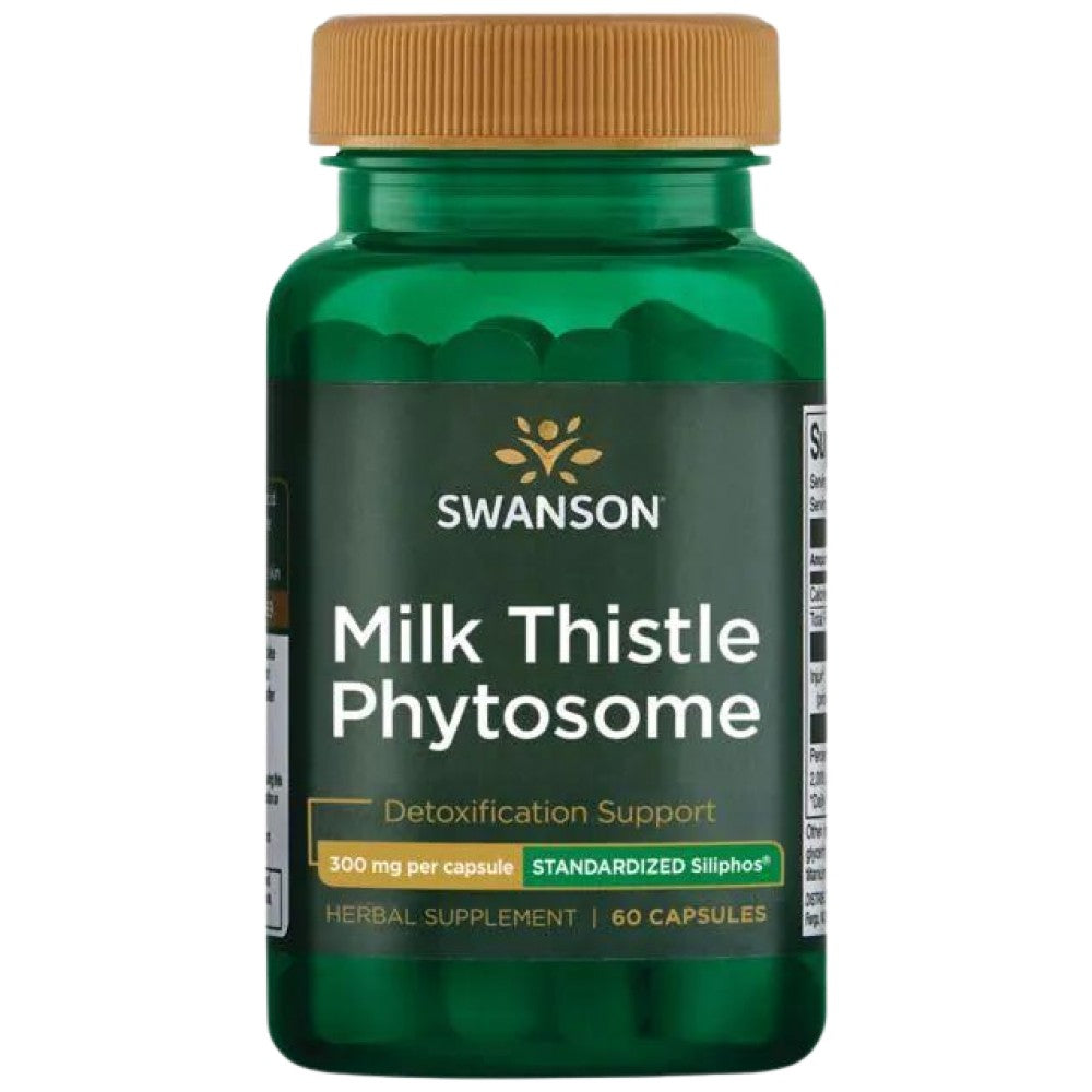SWANSON Siliphos Milk Thistle Phytosome 300 mg - Бял трън фитозома 300 mg