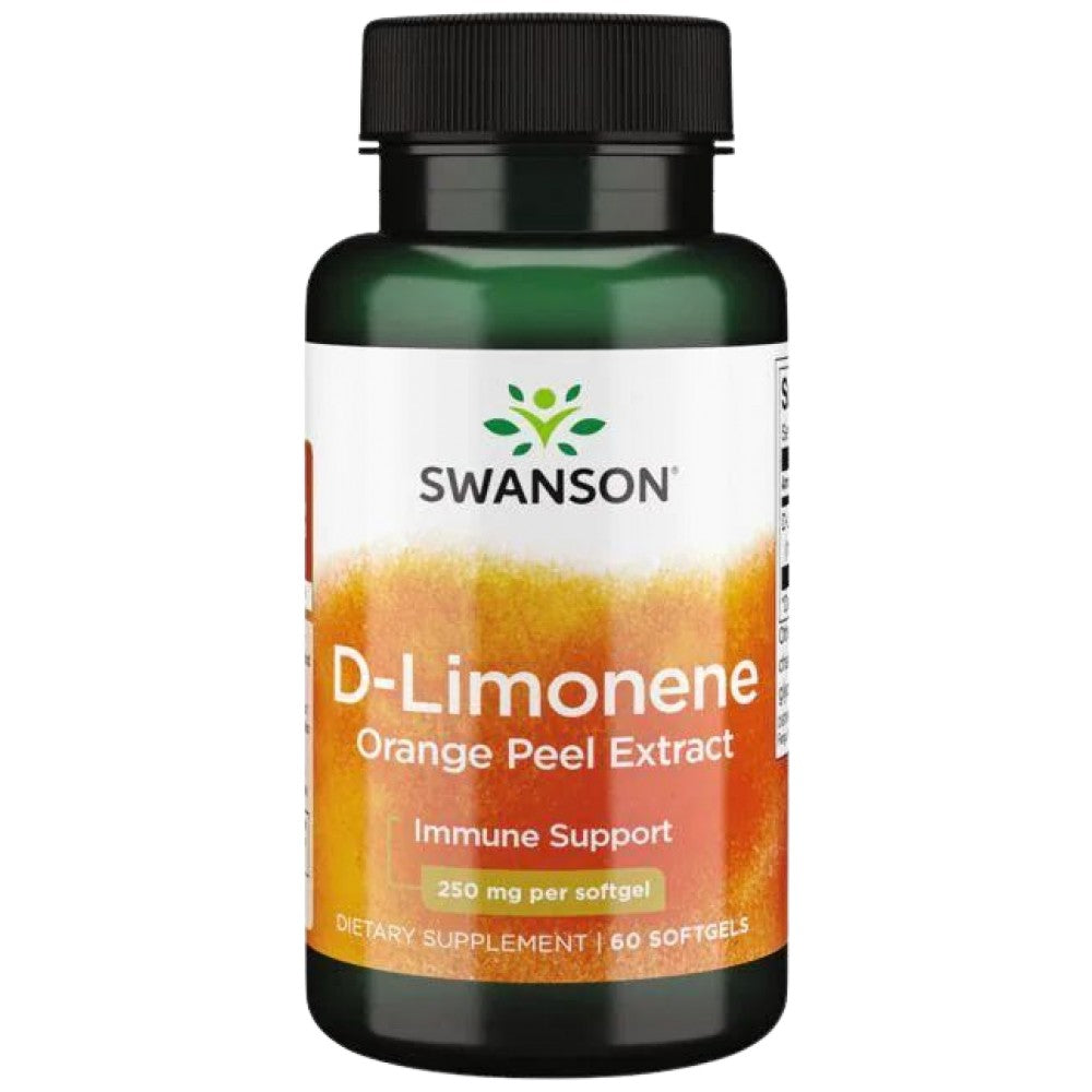 SWANSON D-Limonene Cold-Pressed Orange Peel Extract 250 mg - Д-лимонен от портокалова кора 250 mg