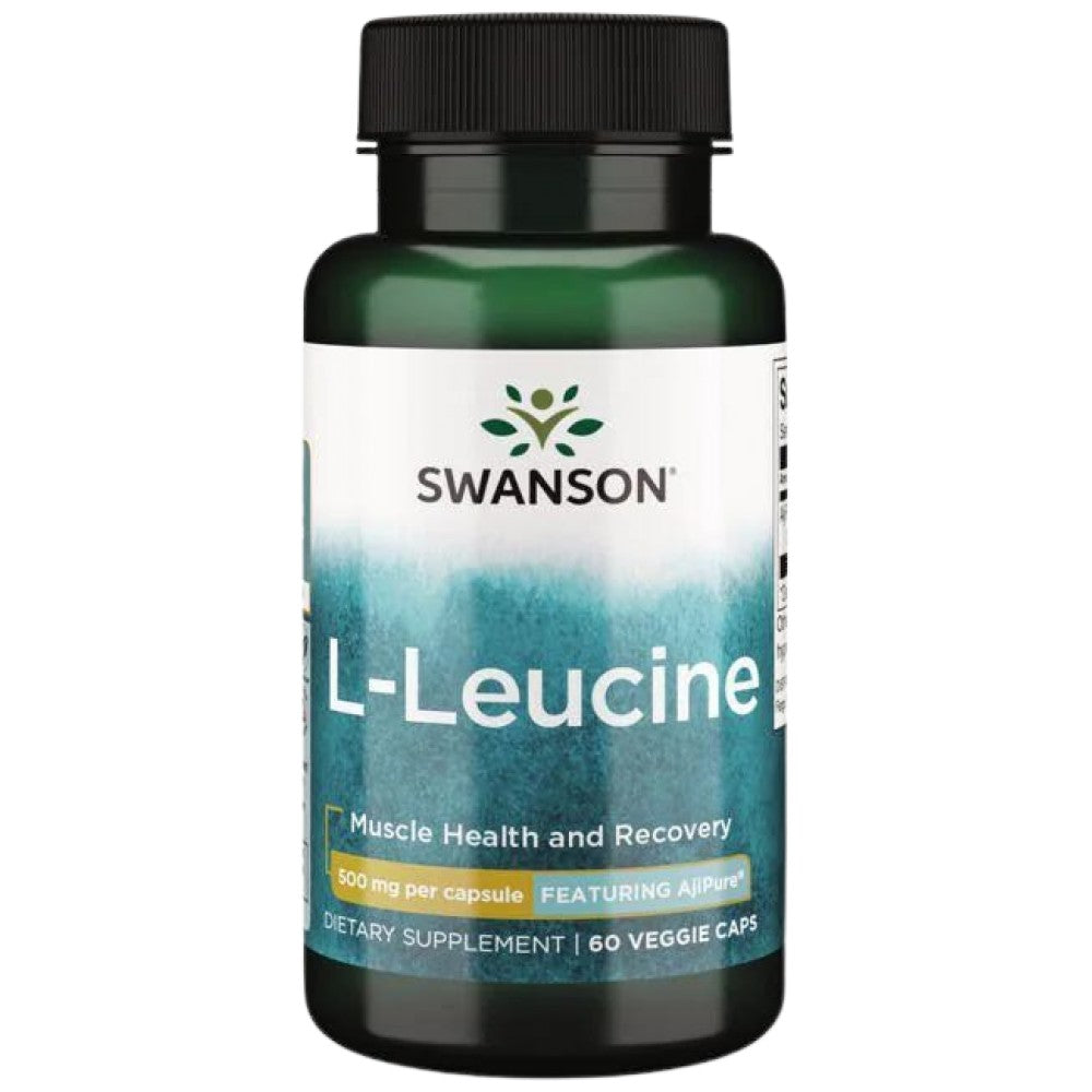 SWANSON AjiPure L-Leucine 500 mg - L-Левцин 500 mg