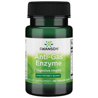 SWANSON Anti-Gas Enzyme 123 mg - Ензими срещу газове