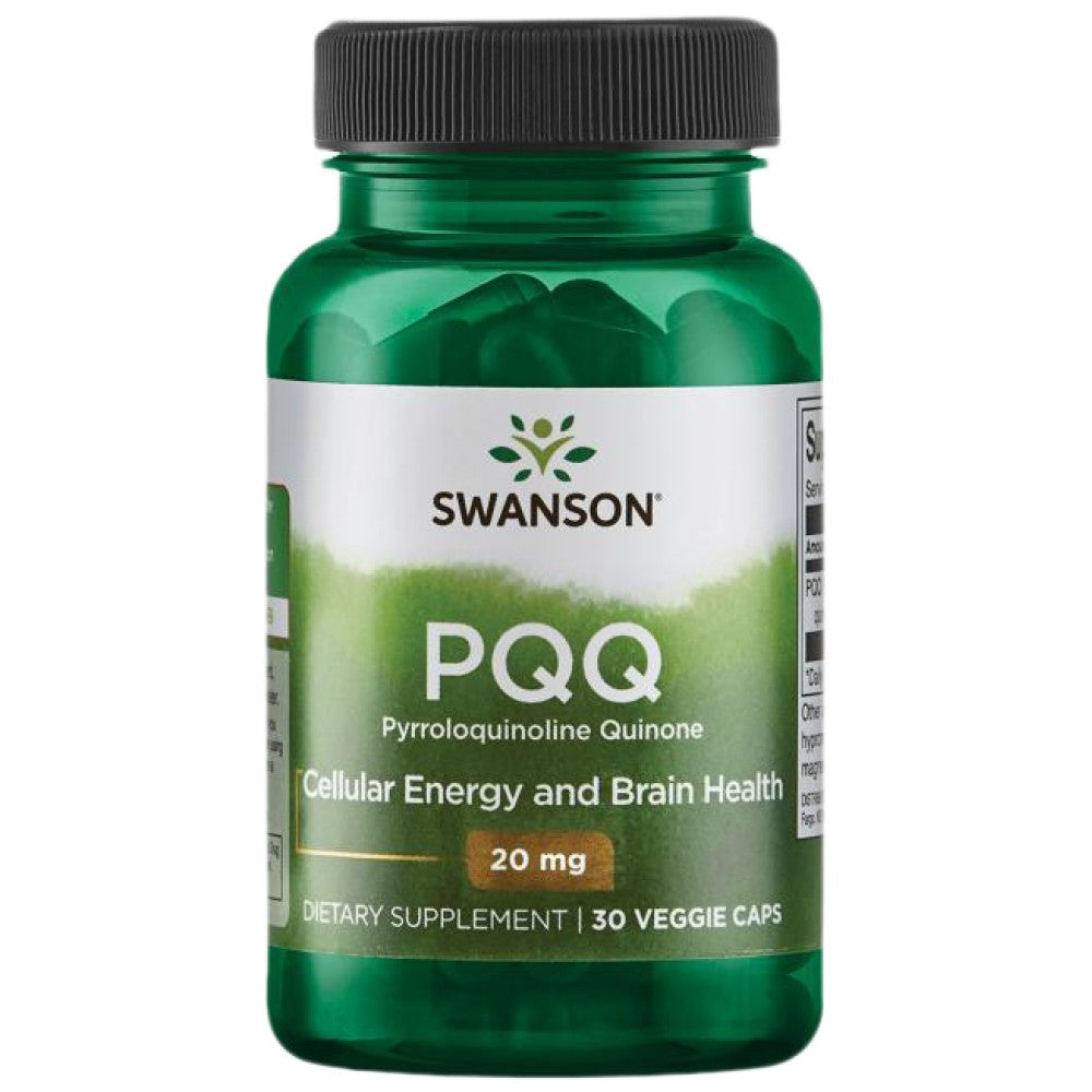 SWANSON PQQ 20 mg Pyrroloquinoline Quinone - PQQ 20 mg за митохондриите