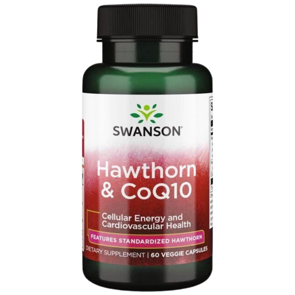 SWANSON Hawthorn & CoQ10 600 mg - Глог с CoQ10