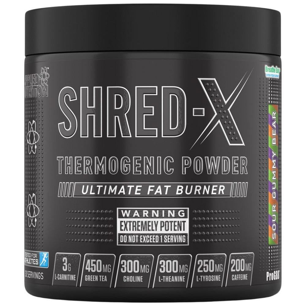 Applied Nutrition Shred-X Thermogenic Powder - Термогенен фетбърнър на прах
