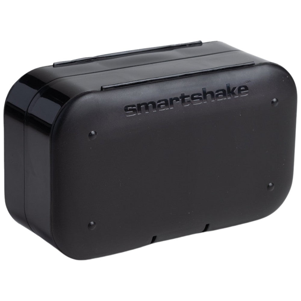 SmartShake Pill Box Organizer 2-Pack Black - Кутийка за хапчета черна 2 броя