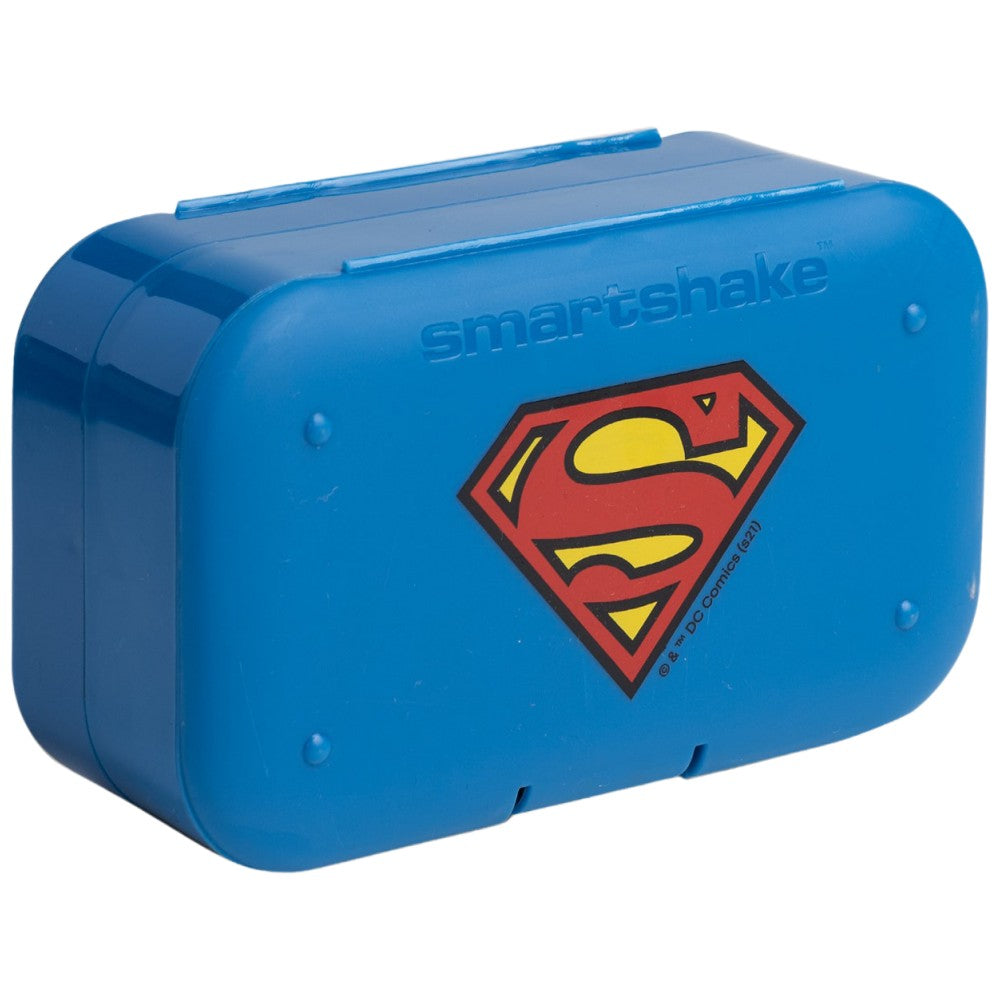 SmartShake Pill Box Organizer 2-Pack Superman - Кутийка за хапчета Superman 2 броя