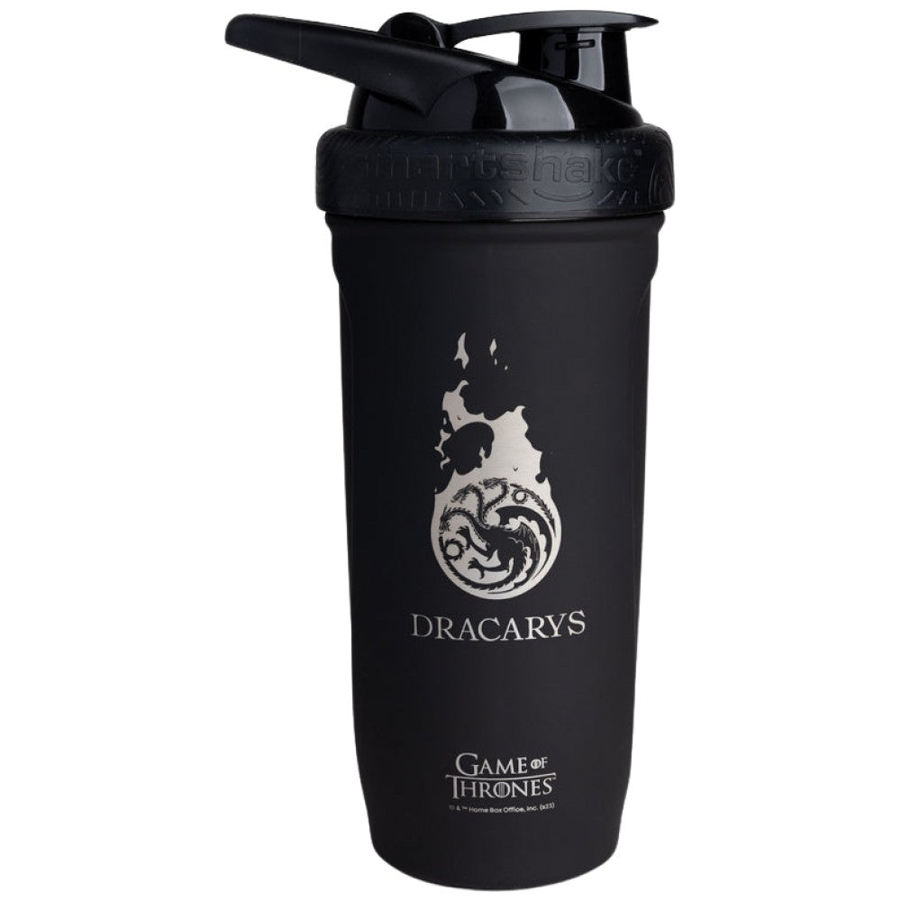 SmartShake Smart Reforce Stainless Steel Shaker Game Of Thrones Dracarys - Метален шейкър Game of Thrones