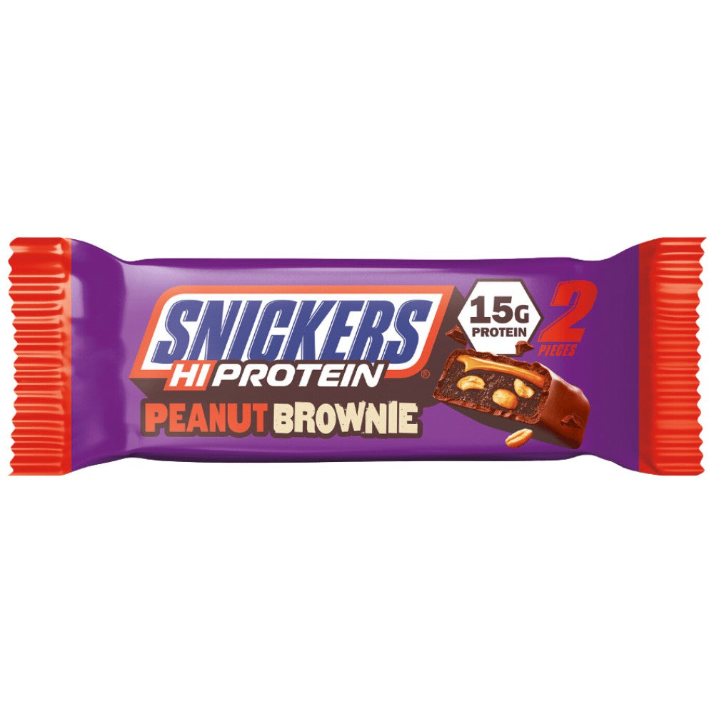 Snickers HiProtein Bar Peanut Brownie - Протеинов бар с фъстъци и брауни