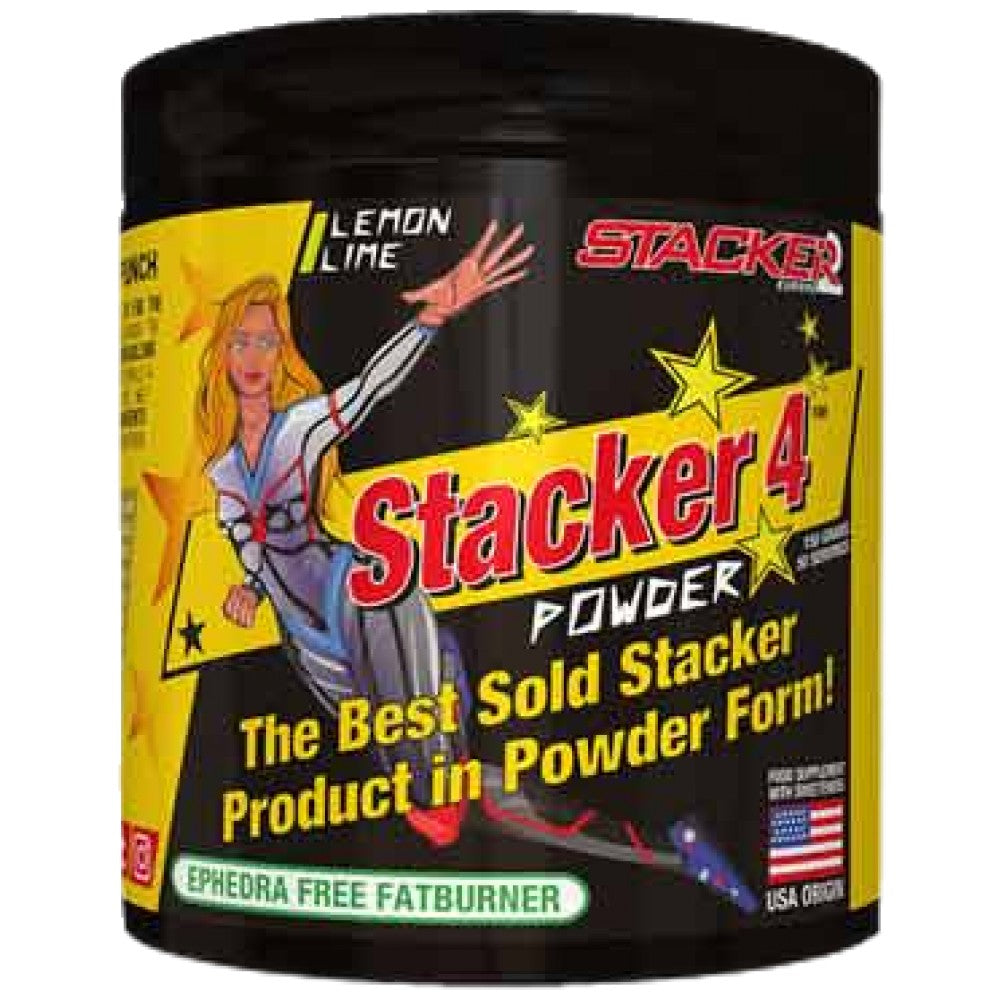 Stacker Stacker 4 Powder Thermogenic Fat Burner - Термогенен фетбърнър на прах
