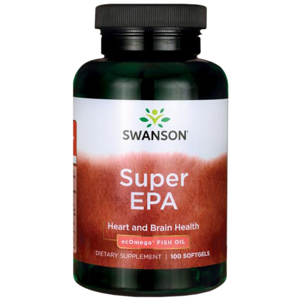 SWANSON Super EPA ecOmega Fish Oil - Рибено масло с висок EPA
