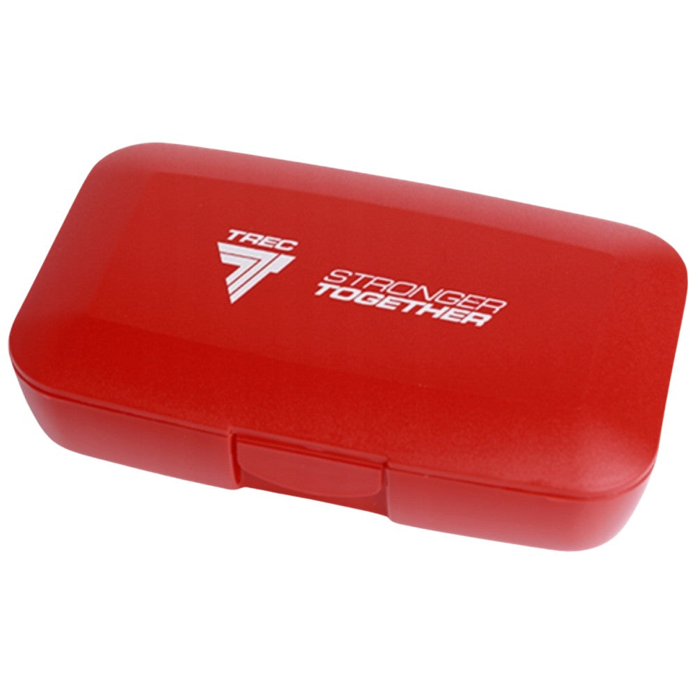 Trec Nutrition PillBox Stronger Together Red - Кутийка за хапчета червена