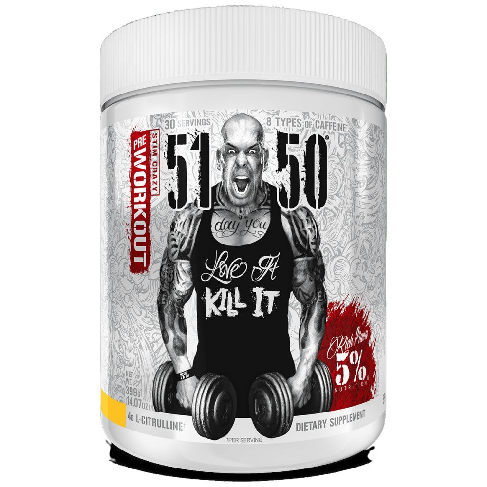 Rich Piana 5% Nutrition 5150 Legendary High Stimulant Pre-Workout - Силна предтренировъчна формула