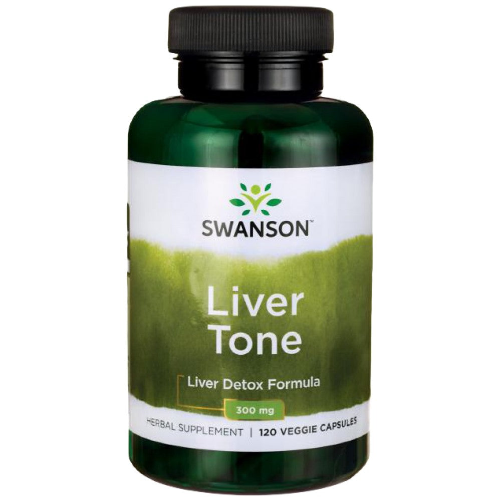 SWANSON Liver Tone Liver Detox Formula 300 mg - Формула за детокс на черен дроб