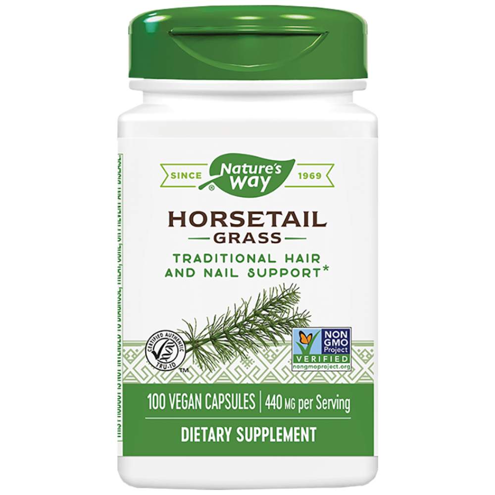 Nature's Way Horsetail Grass 440 mg - Полски хвощ (Силиций)