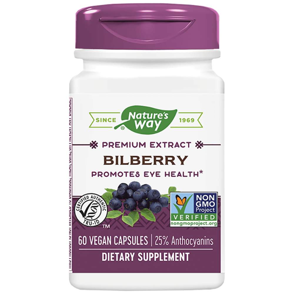 Nature’s Way Bilberry 200 mg - Боровинка 200 mg