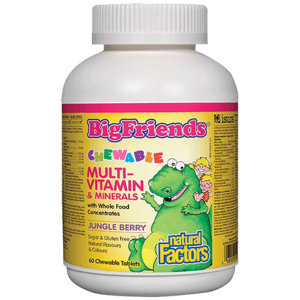 Natural Factors Multivitamin and Minerals Big Friends For Kids - Детски мултивитамини и минерали