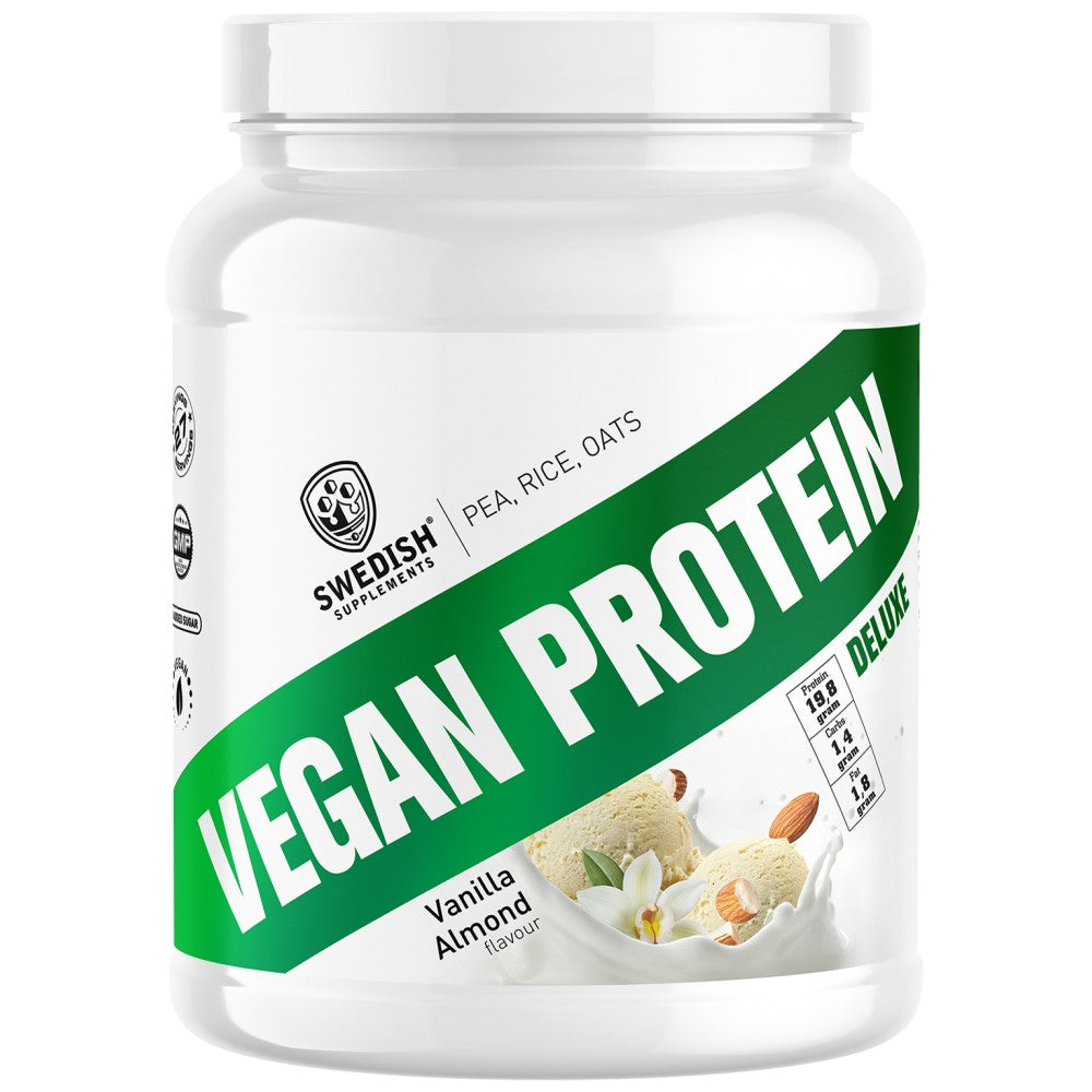 SWEDISH Supplements Vegan Protein Deluxe - Веган протеин грах, ориз и овес