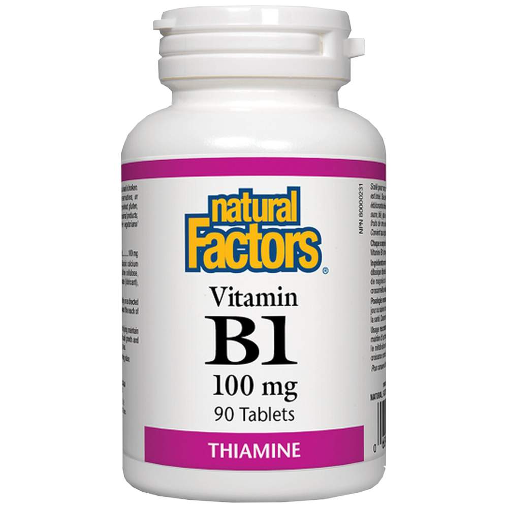 Natural Factors Vitamin B1 100 mg - Витамин Б1 (Тиамин)