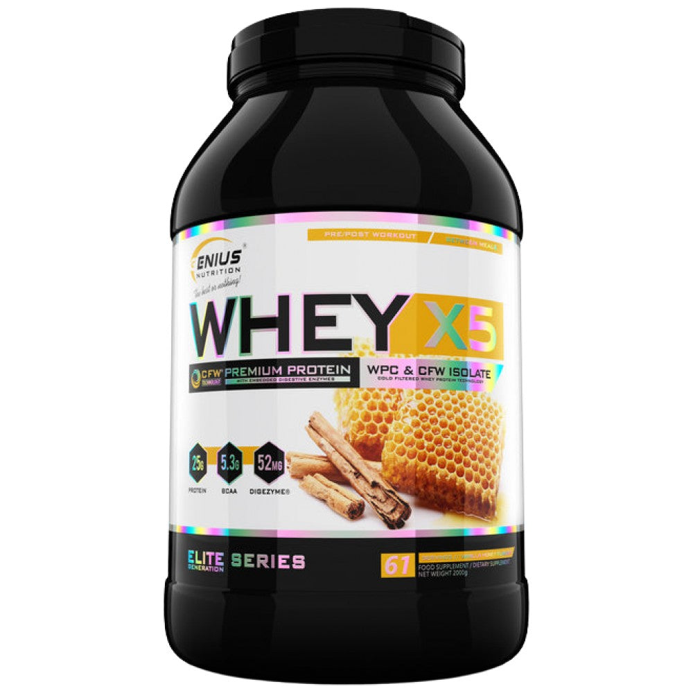 Genius Nutrition Whey-X5 - Суроватъчен протеин