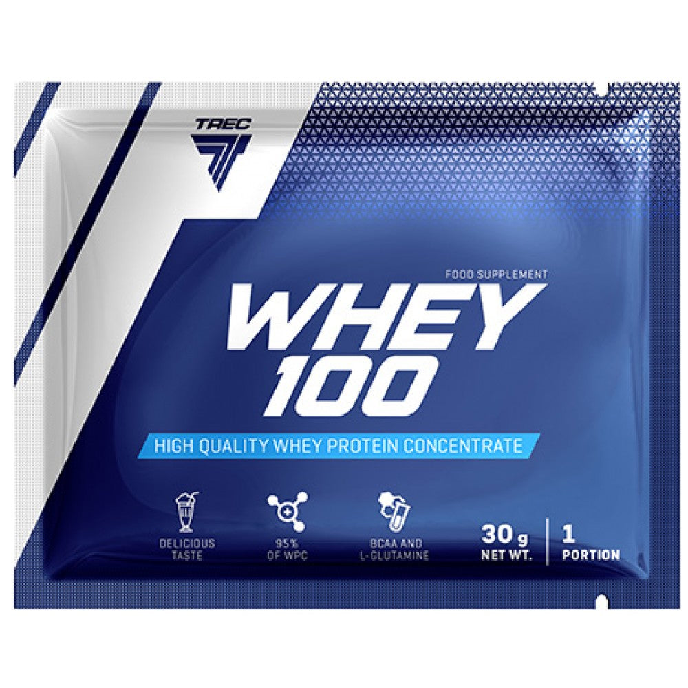 Trec Nutrition Whey 100 High Quality Whey Protein Concentrate with Immuno Shield - Суроватъчен протеин концентрат