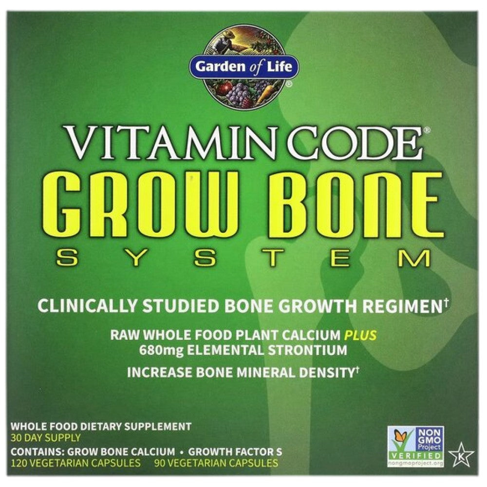 Garden Of Life Vitamin Code Grow Bone System - Формула за здрави кости