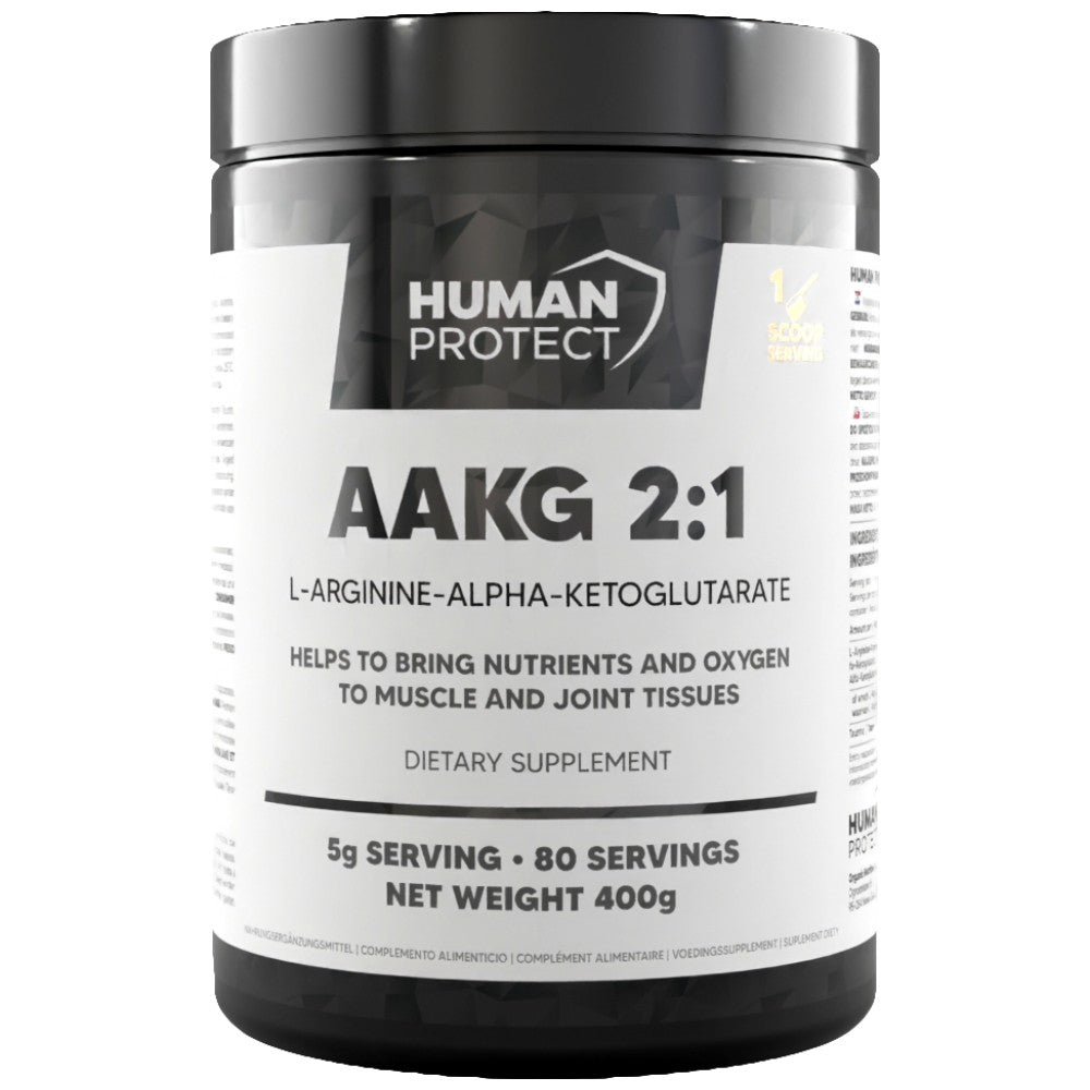 Human Protect AAKG 2:1 Powder L-Arginine-Alpha-Ketoglutarate - Аргинин AKG 2:1 на прах