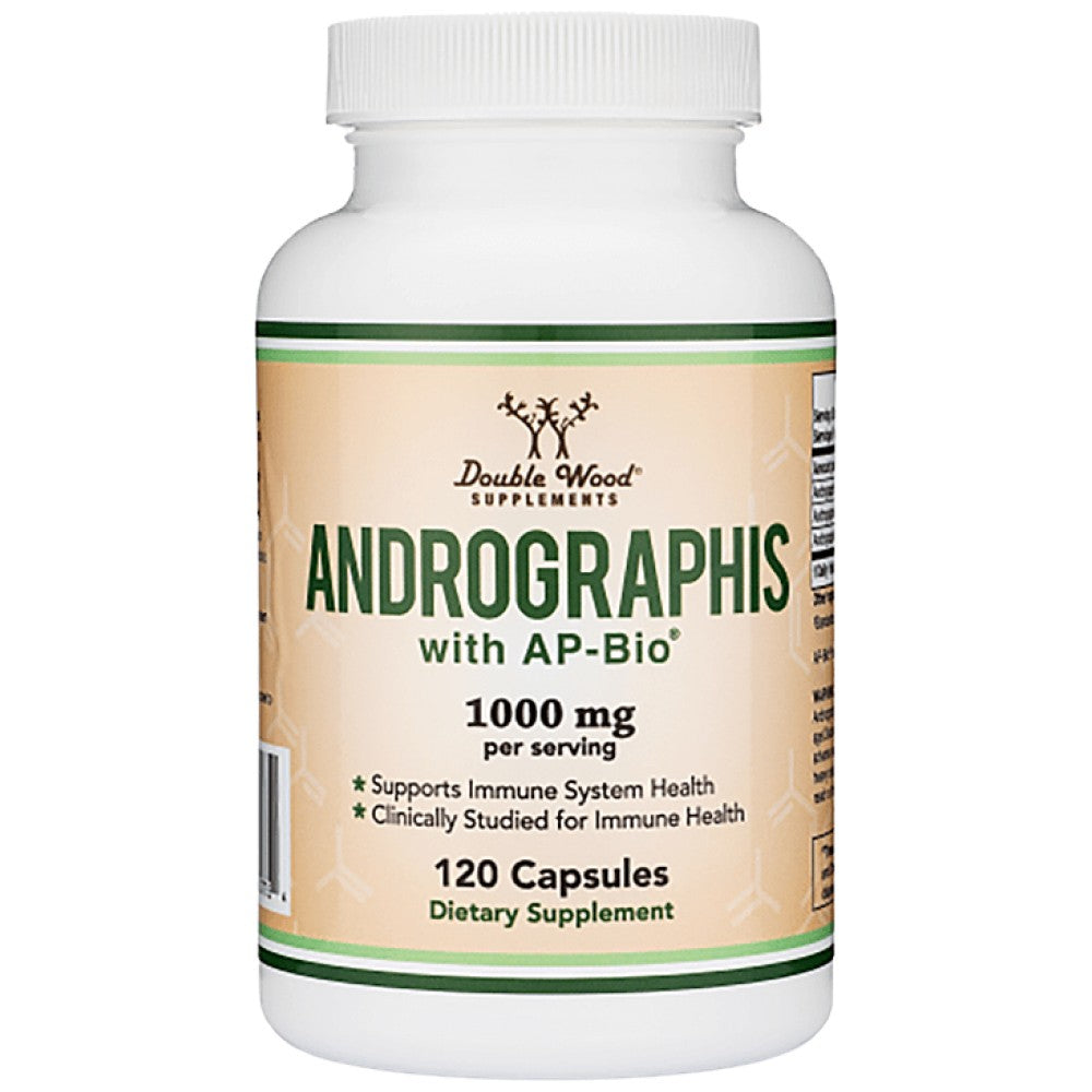Double Wood Supplements Andrographis with AP-Bio 1000 mg - Андрографис AP-Bio 1000 mg