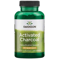 SWANSON Activated Charcoal 260 mg - Активен въглен 260 mg