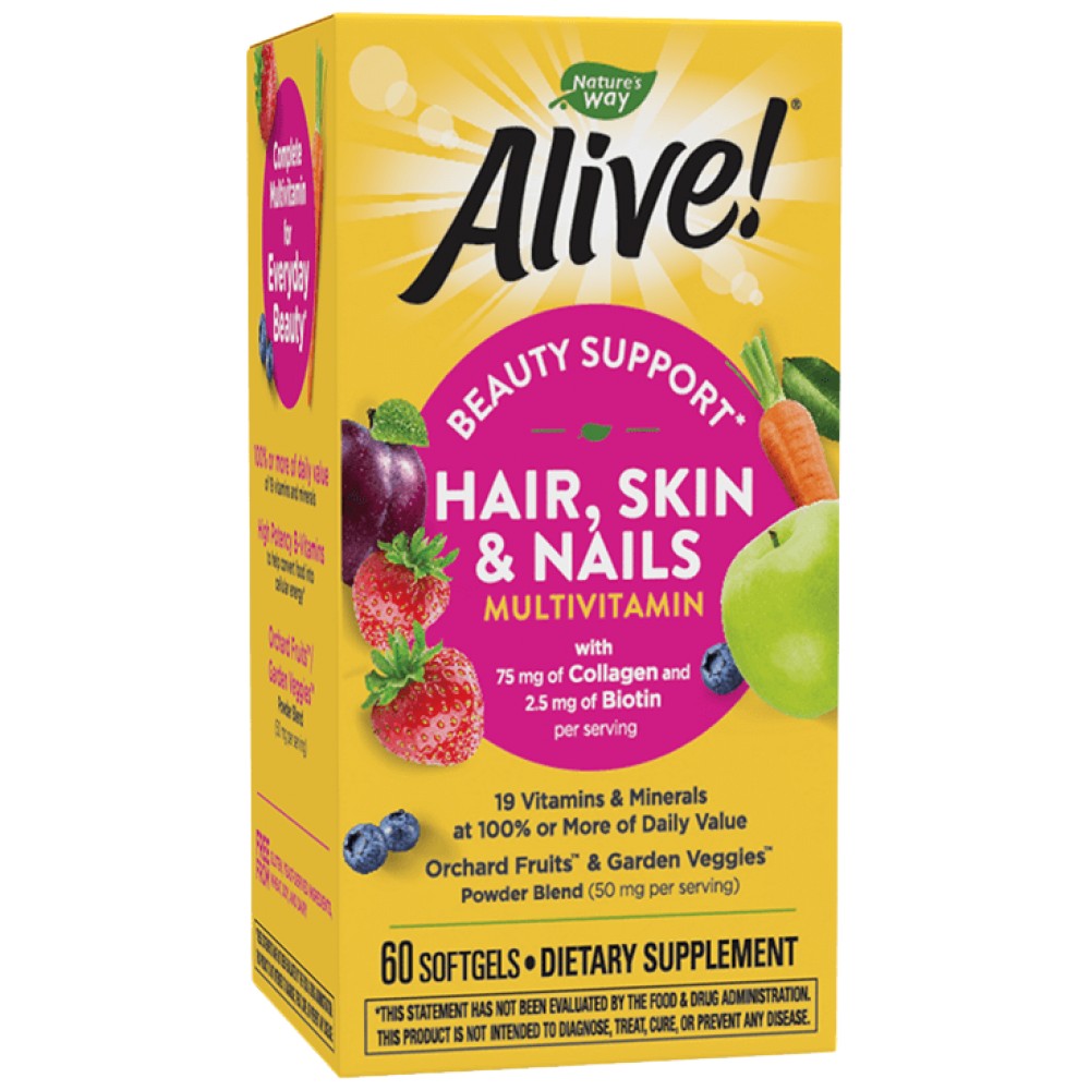 Nature's Way Alive! Hair, Skin and Nails - Витамини за коса, кожа и нокти