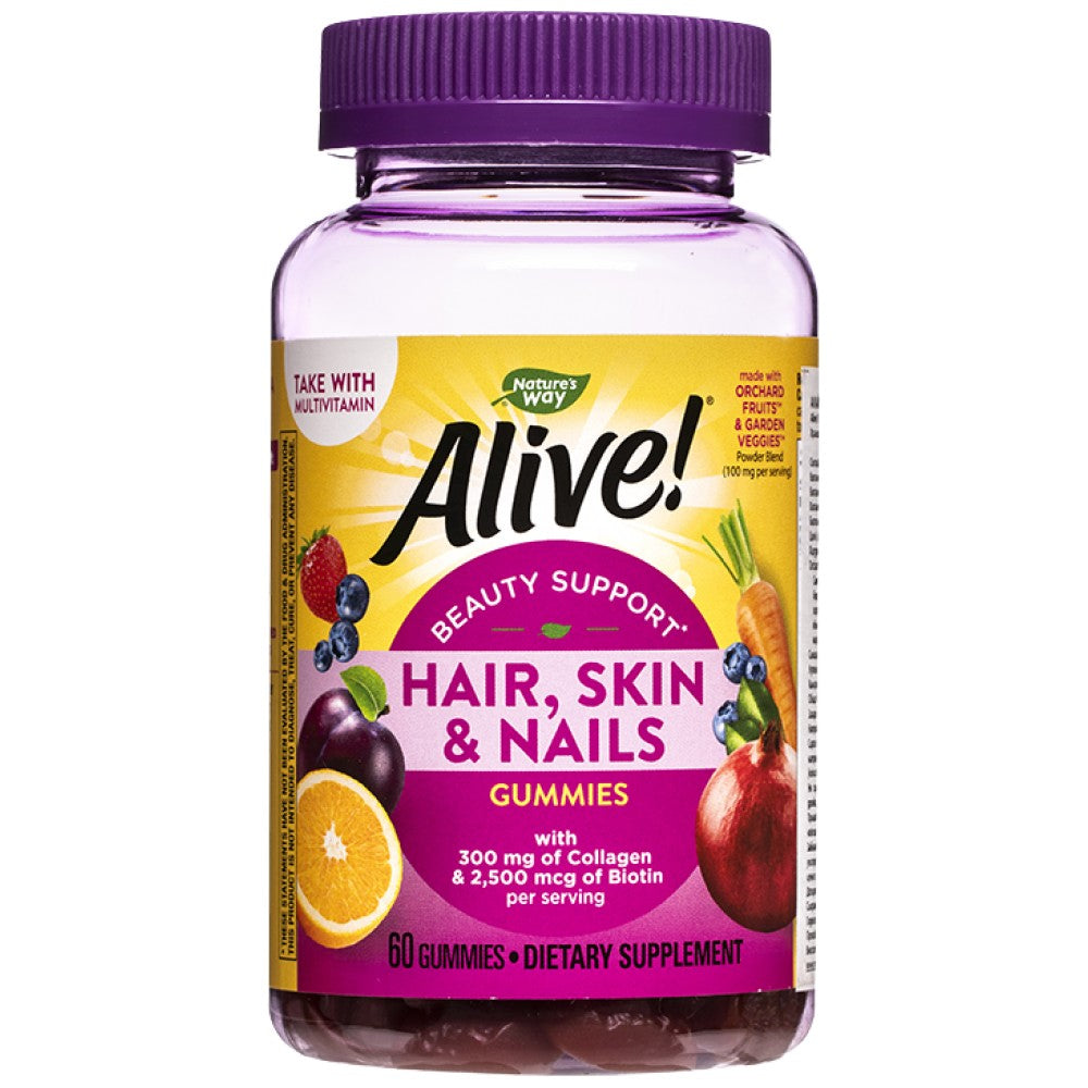 Nature’s Way Alive! Hair Skin and Nails Premium - Витамини за коса, кожа и нокти
