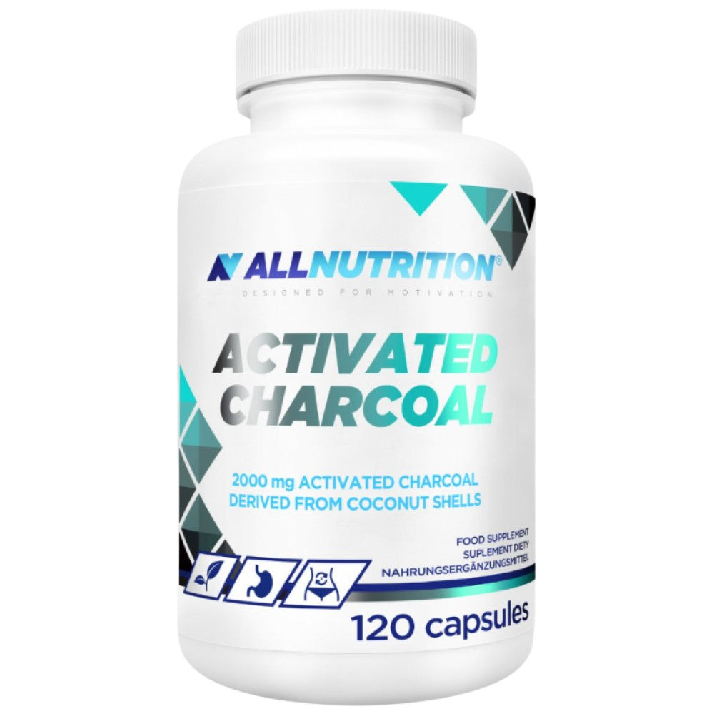 AllNutrition Activated Charcoal 500 mg - Активен въглен 500 mg