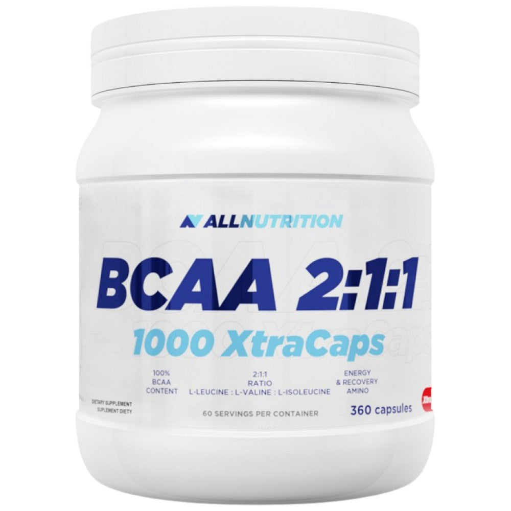 AllNutrition BCAA 2:1:1 1000 XtraCaps - BCAA капсули 2:1:1