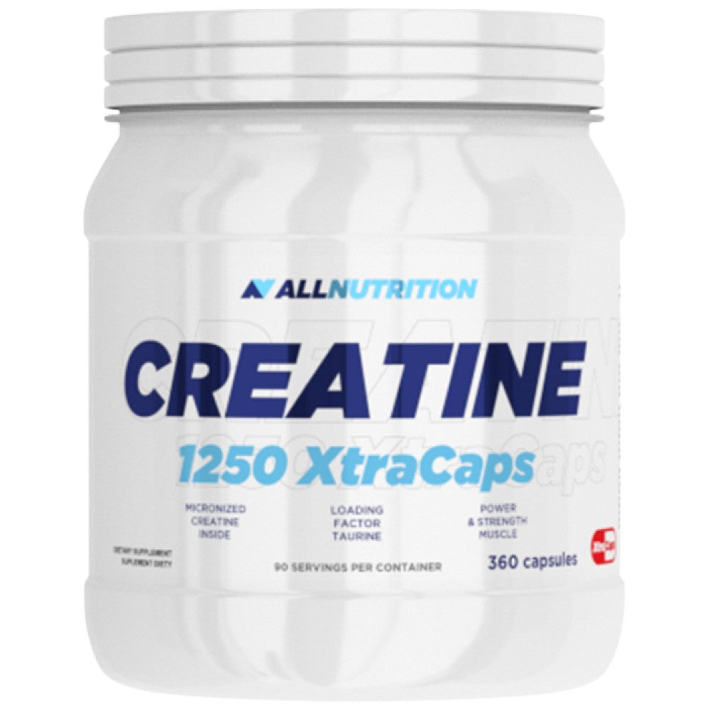 AllNutrition Creatine Monohydrate 1250 XtraCaps - Креатин монохидрат капсули 1250