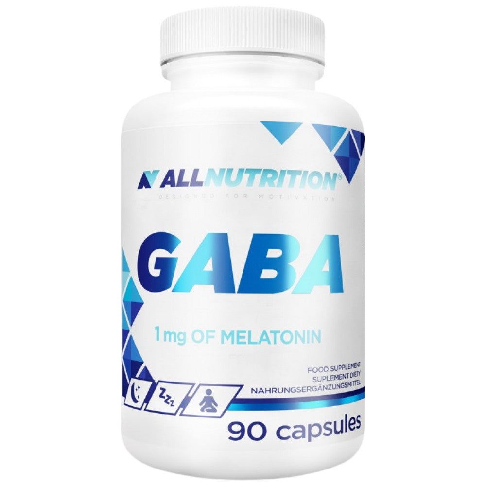 AllNutrition Gaba 750 mg with Melatonin 1 mg - ГАБА с мелатонин 750 mg