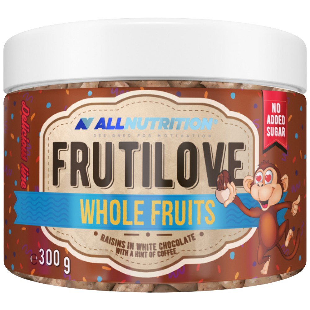 AllNutrition FrutiLove Raisins in White Chocolate & Coffee - Стафиди в бял шоколад с кафе