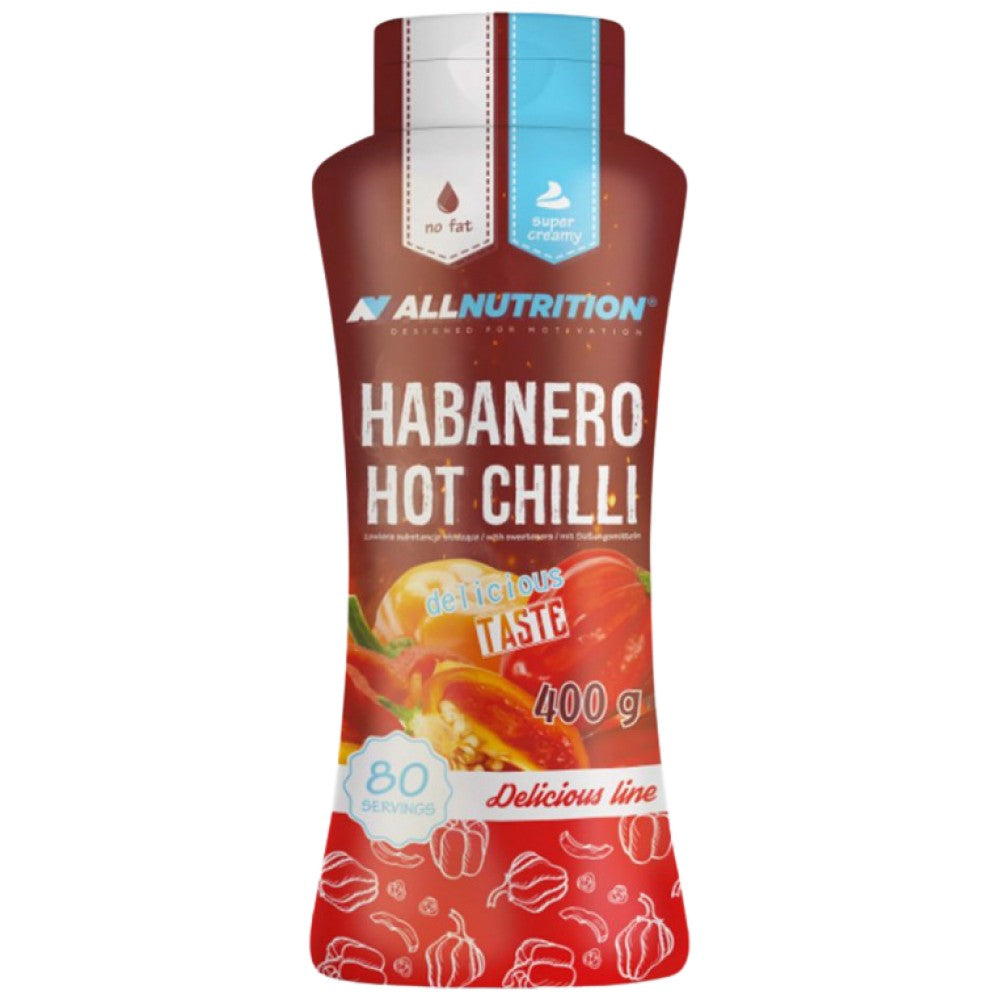 AllNutrition Habanero Hot Chilli Sauce Low Calorie - Лют сос хабанеро нискокалоричен