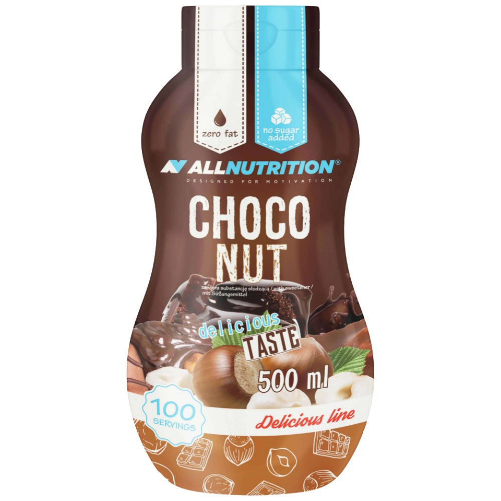 AllNutrition Syrup Zero Calorie Choco Nut - Сироп шоколад и ядки без калории
