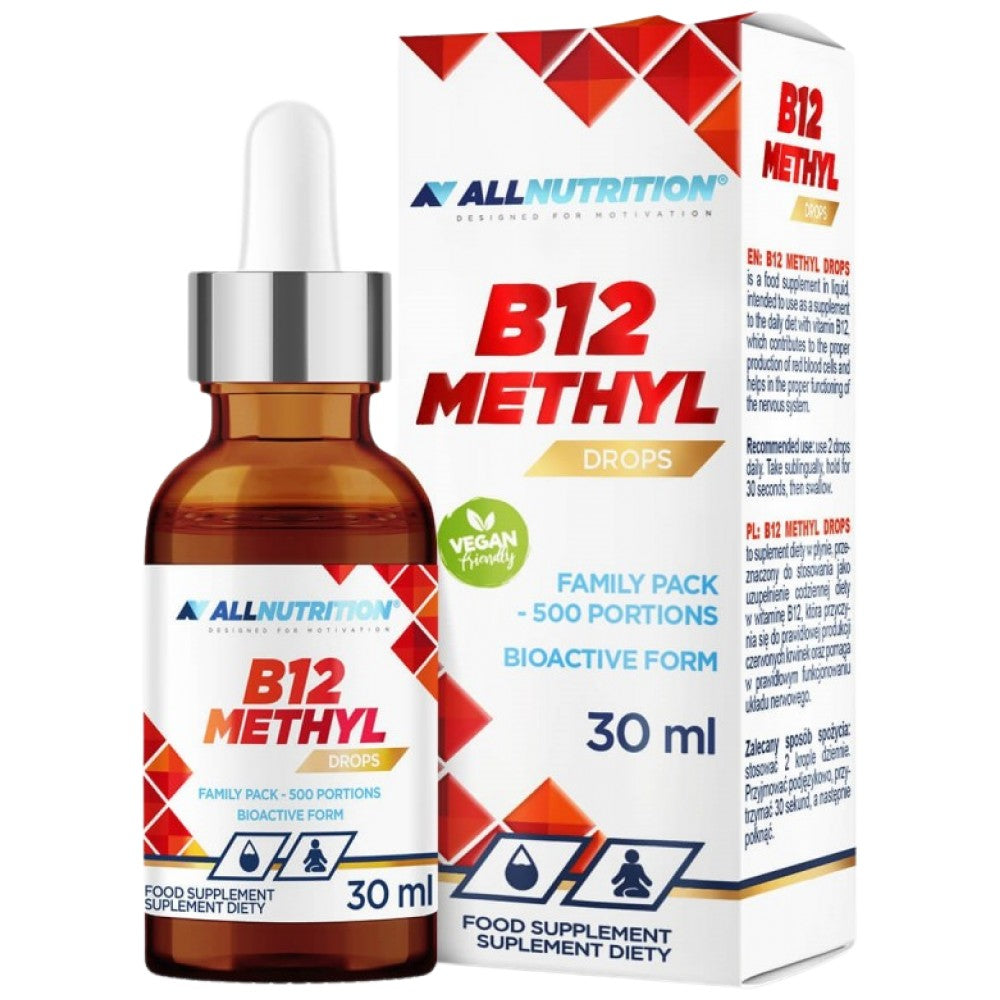 AllNutrition Vitamin B12 Methyl Drops - Витамин B12 капки