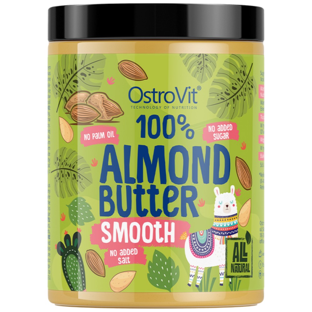 OstroVit 100% Almond Butter Smooth - Бадемов тахан