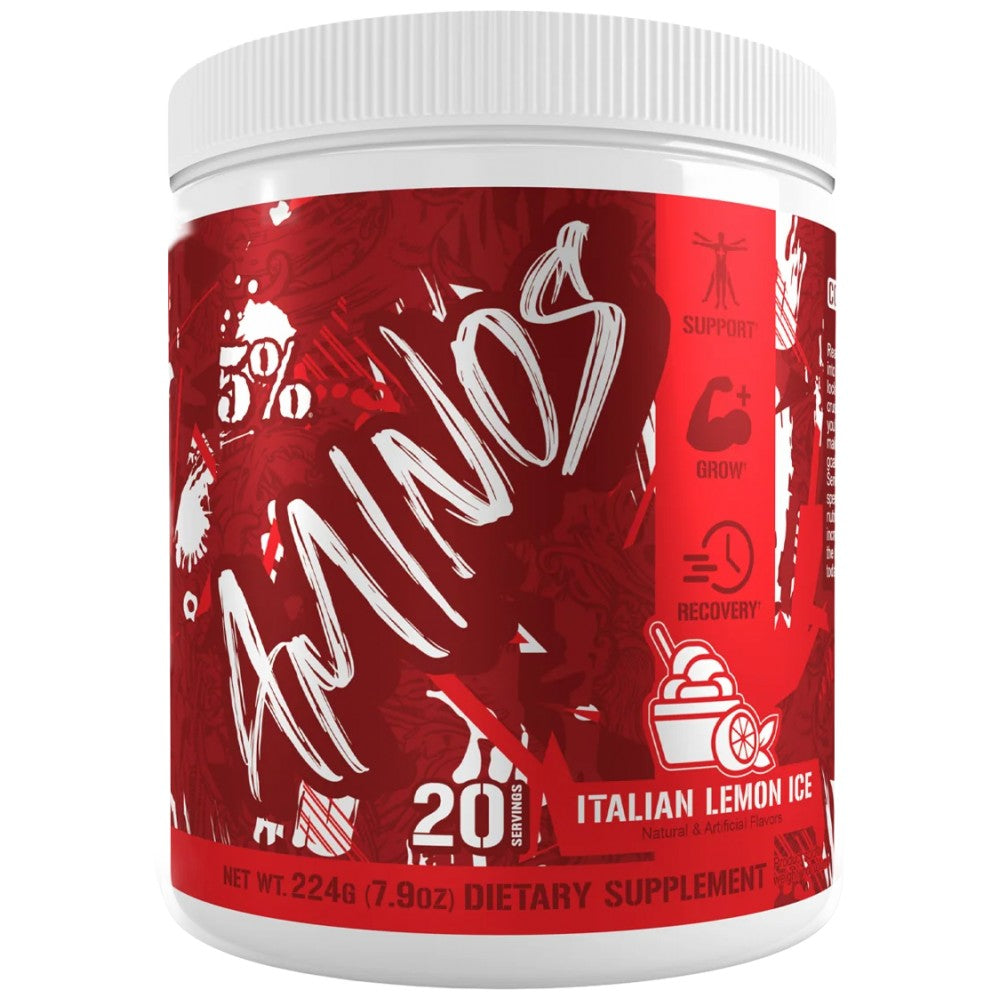 Rich Piana 5% Nutrition Code Red Aminos EAA & BCAA - EAA и BCAA аминокиселини