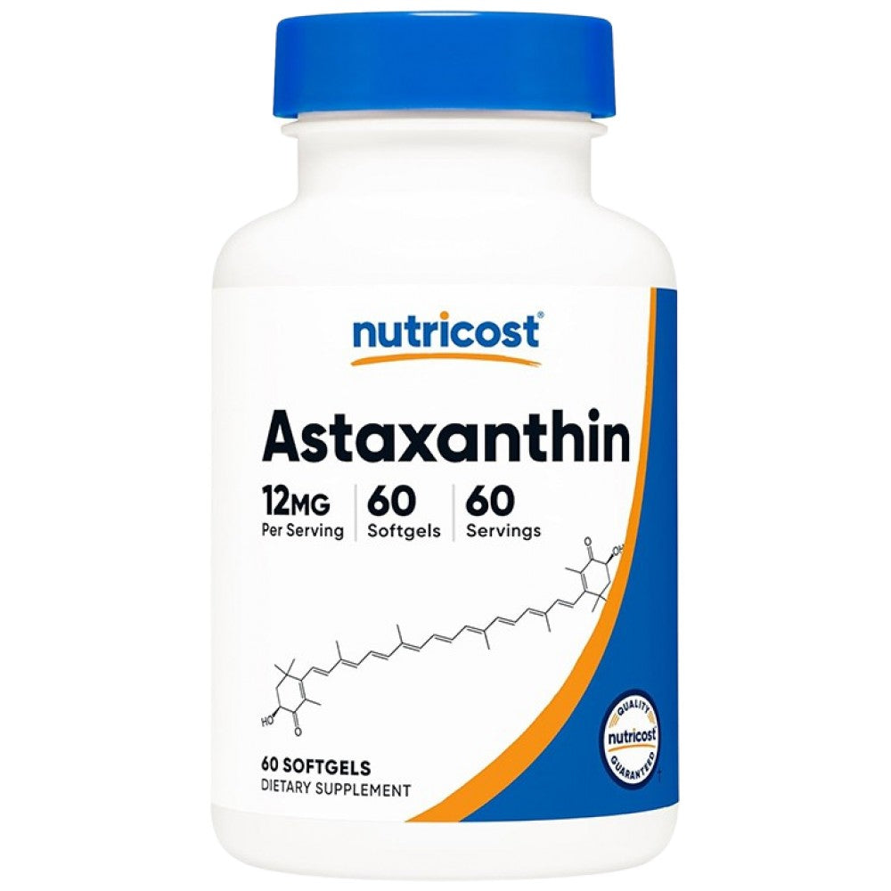 Nutricost Astaxanthin 12 mg - Астаксантин 12 mg