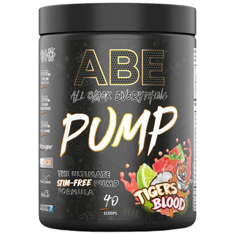Applied Nutrition ABE All Black Everything Pump Stim Free - NO бустер за помпа без стимуланти