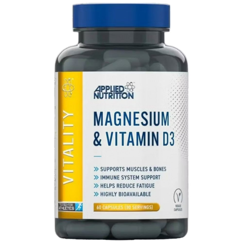 Applied Nutrition Magnesium & Vitamin D3 - Магнезий с Витамин Д3