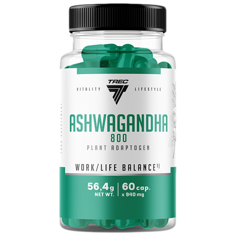 Trec Nutrition Ashwagandha 800 Plant Adaptogen - Ашваганда 800
