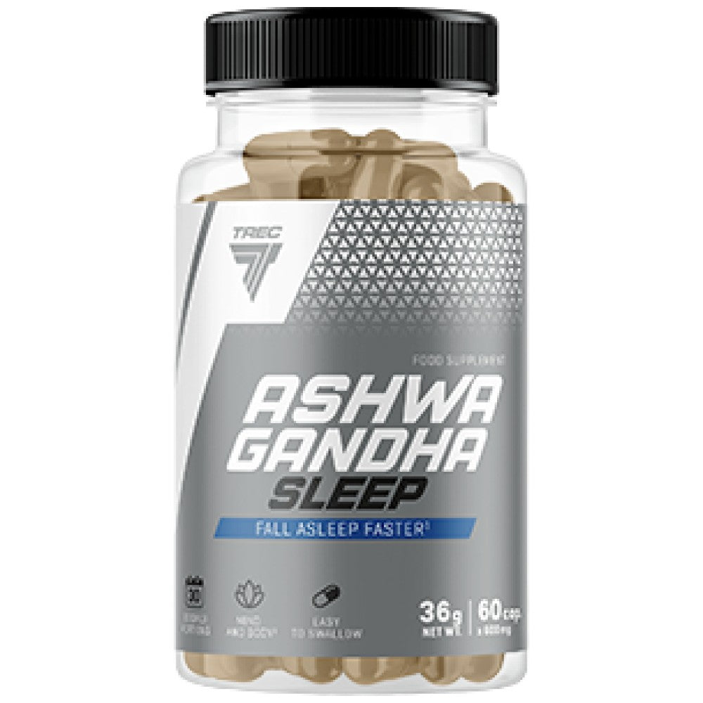Trec Nutrition Ashwagandha Sleep with Melatonin, GABA & L-Tryptophan - Ашваганда за сън