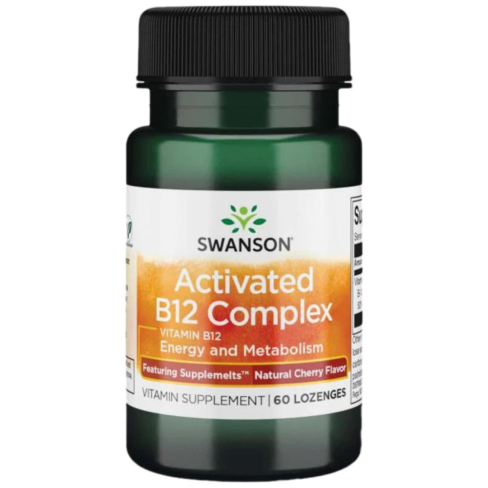 SWANSON Activated B12 Complex 2000 mcg - Активен Витамин B12 комплекс 2000 mcg