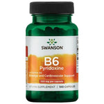 SWANSON Vitamin B6 100 mg Pyridoxine - Витамин Б6 100 mg