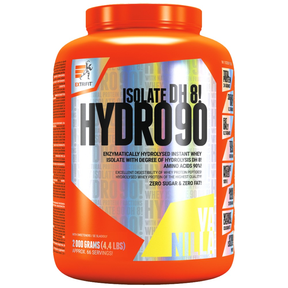Extrifit Sports Nutrition Hydro Isolate 90 DH8 - Хидролизиран суроватъчен изолат