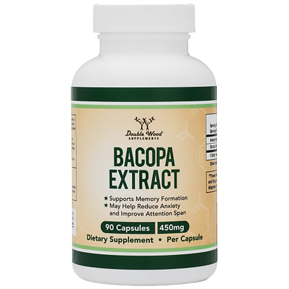 Double Wood Supplements Bacopa Extract 450 mg - Екстракт от бакопа 450 mg